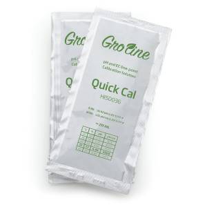 GroLine - Soluzione di calibrazione veloce ad 1 punto pH/EC per 25 bustine da 20 ml