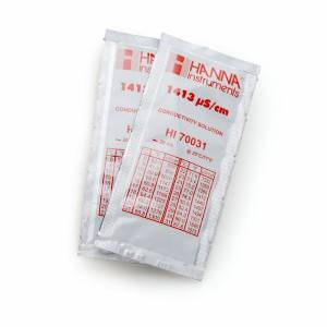 GroLine - Soluzione standard EC da 1413 µS/cm, 25 bustine da 20 ml