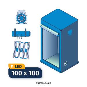 Kit Grow Box Allestita 100x100 LED